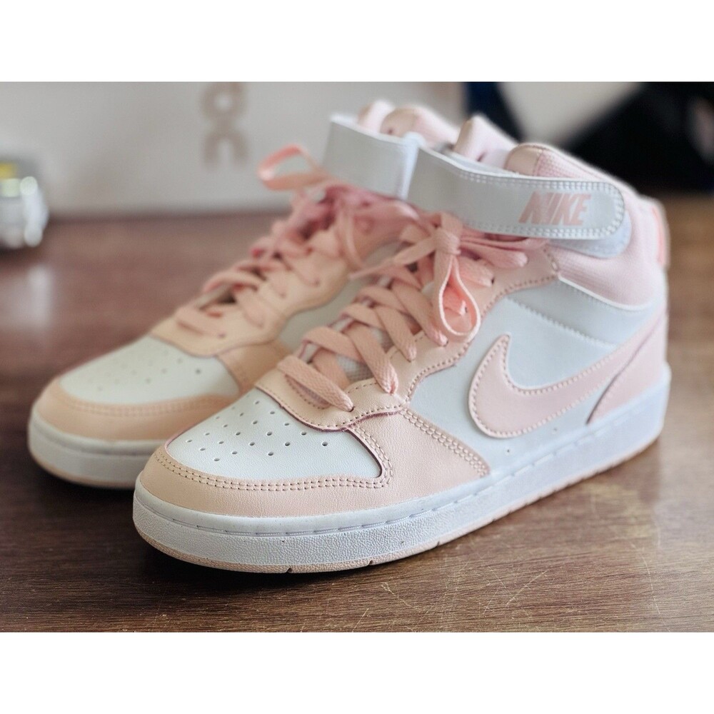 Size Youth 5.5 Nike Court Borough Mid 2 Women’s Size 7 Echo Pink CD7782-122